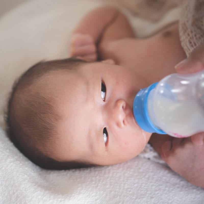 A content baby