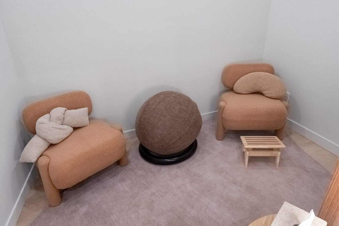 A warm, quiet lounge at The New Years
